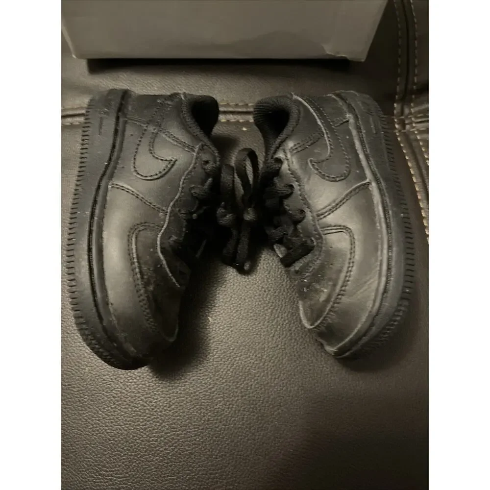 Nike Air Force 1 Black toddler size 7C with original box 314194009